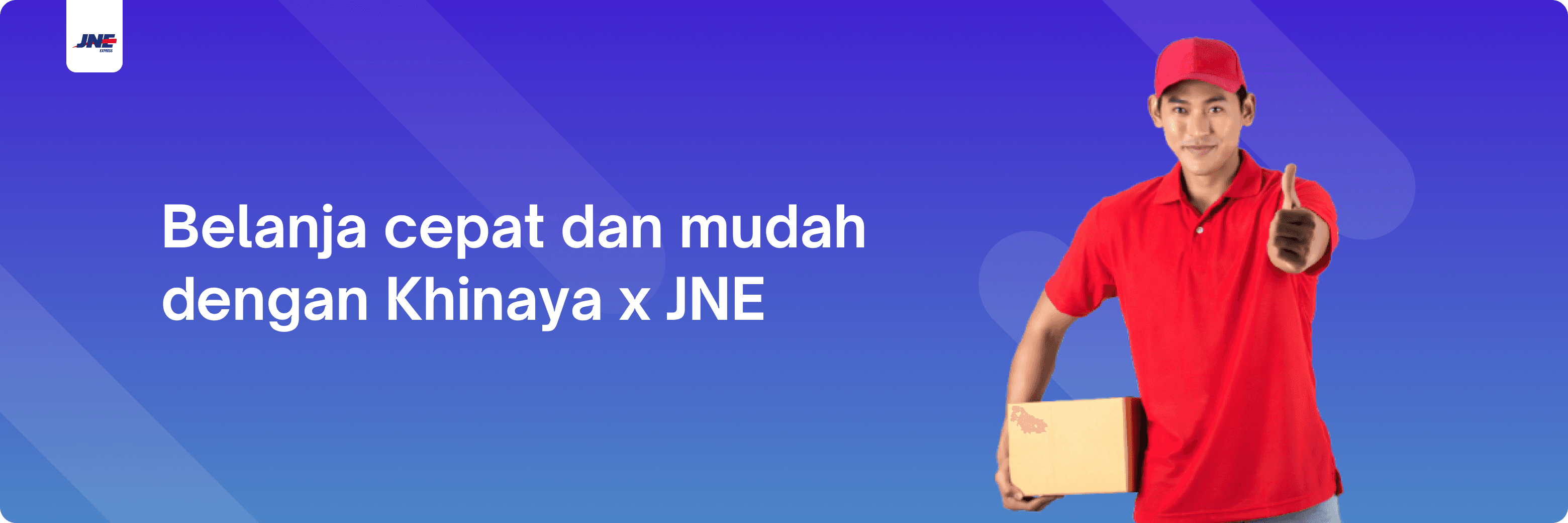 Belanja cepat dan mudah dengan Khinaya x JNE